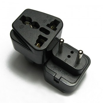 Mayitr 1pc Universal UK/US/EU/AU to EU Brasil Israel Europe Travel Power Adapter Plug for Electrical Plug
