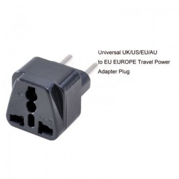 Mayitr 1pc Universal UK/US/EU/AU to EU Brasil Israel Europe Travel Power Adapter Plug for Electrical Plug