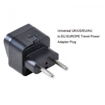 Mayitr 1pc Universal UK/US/EU/AU to EU Brasil Israel Europe Travel Power Adapter Plug for Electrical Plug