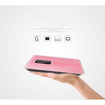 Candy Color Mini Bathroom Body Weight Scale LED Digital Display Weighing Floor Scale Portable Body Balance Household Weeqschaal
