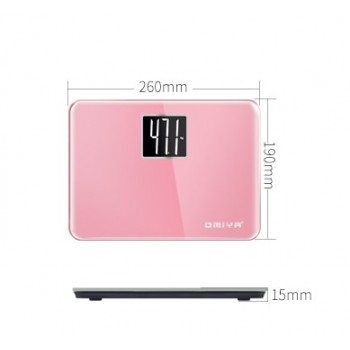 Candy Color Mini Bathroom Body Weight Scale LED Digital Display Weighing Floor Scale Portable Body Balance Household Weeqschaal