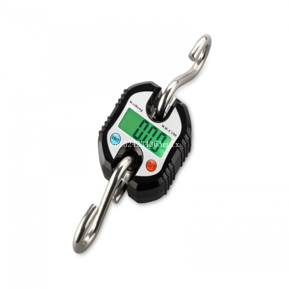 50pcs 150kg Portable Digital Hanging Scales Fishing Balance Weight Scale Hook Electronic Crane Balance Weight Scales Wholesale