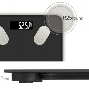 Mobile app Bluetooth smart body fat scales weight scales human health scales bathroom scale body fat and water content testing