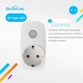 Broadlink SP3 Contros CC EU Plug Wireless Smart Power Supply Socket 16A Timer Plug Wifi Remote Control Smart Home IOS Android