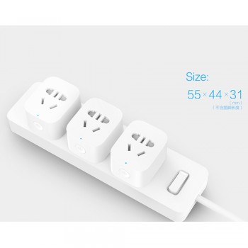 Original Xiaomi MiJia Mi Smart Power Socket Plug WiFi ZigBee Wireless Remote Control Sockets Adaptor Power On and Off With Phone