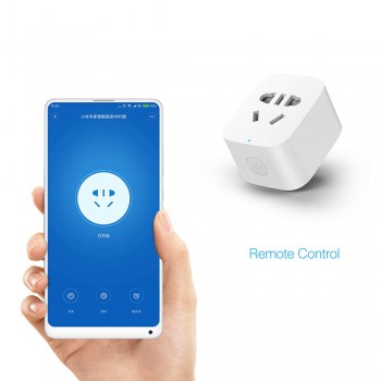 Original Xiaomi MiJia Mi Smart Power Socket Plug WiFi ZigBee Wireless Remote Control Sockets Adaptor Power On and Off With Phone