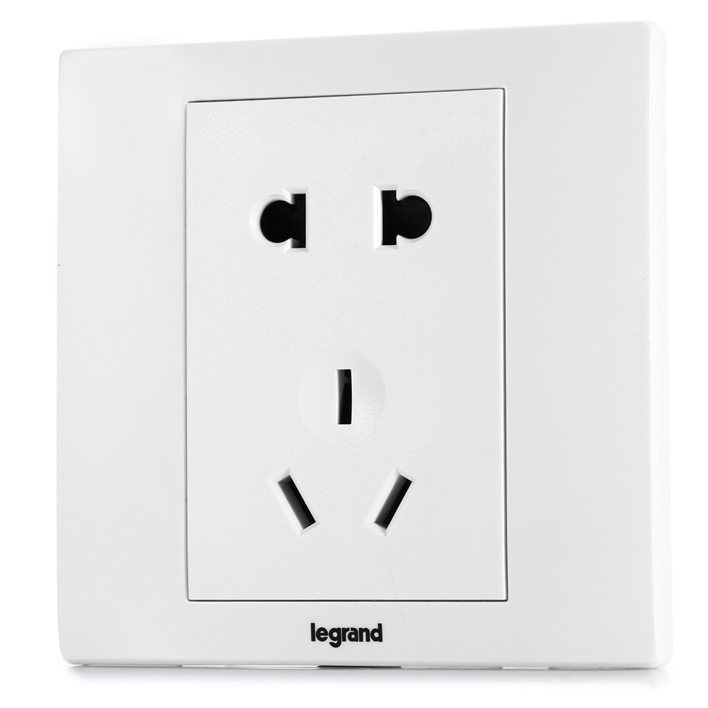 Legrand EN426 10USL Standard Power Socket Electrical Plug Wall Socket Adapter with 2-Port/3-Port Charge Slot Outlet for Home