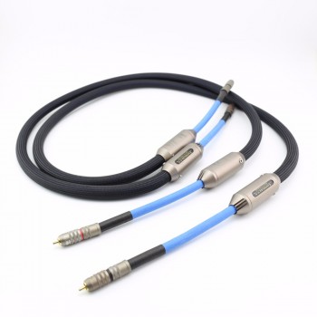 Free shipping SILTECH Empress Double Crown RCA Interconnect Audio Cable with box audio interconnect cable