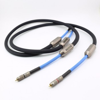 Free shipping SILTECH Empress Double Crown RCA Interconnect Audio Cable with box audio interconnect cable