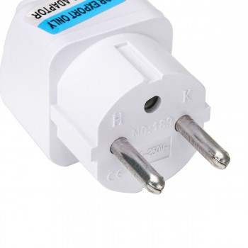 Mayitr 1pc UK US AU to EU European Charger Portable Travel Power Socket Plug Adapter Converter