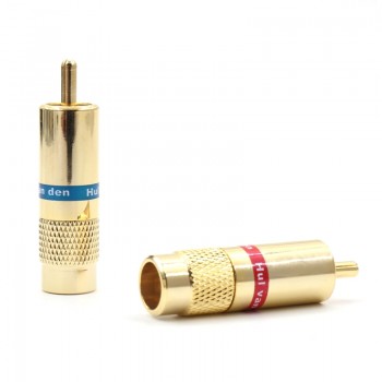 Free shipping 4pcs Van den Hul C-8.4 RCA Plugs Audio RCA jack with diy VDH RCA cable
