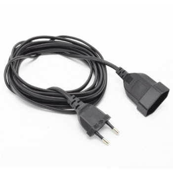 2018 European EU 2 Prong VDE Male to Female Power Extension Cord Cable for PC Computer PDU UPS 0.5M/1M/2M/3M/4M/5M