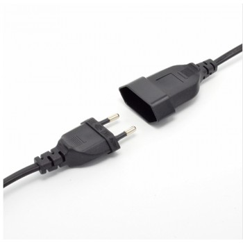 2018 European EU 2 Prong VDE Male to Female Power Extension Cord Cable for PC Computer PDU UPS 0.5M/1M/2M/3M/4M/5M