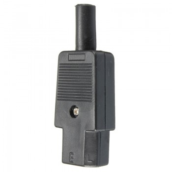 New Wholesale Price Black IEC 320 C13 Female Plug Rewirable Power Connector 3pin Socket 10A /250V