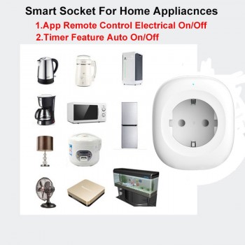 Wi-Fi WiFi Smart Power Electrical Plug Socket Outlet W/ Energy Monitor For Amazon Alexa Echo Google Assistant Homekit Mini IFTTT