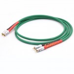 Free shipping pair High Quality 2328 Pure Copper +silver plated  HiFi Audio cable RCA interconnect cable