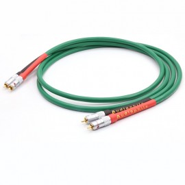 Free shipping pair High Quality 2328 Pure Copper +silver plated  HiFi Audio cable RCA interconnect cable