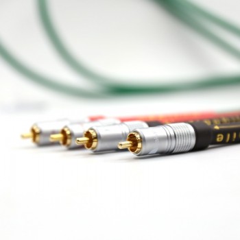 Free shipping pair High Quality 2328 Pure Copper +silver plated  HiFi Audio cable RCA interconnect cable