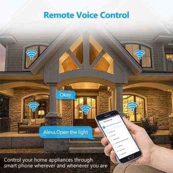 Power Strip WiFi Smart Plug Homekit 3 EU Socket with USB  Surge Protection Remote Control  Smart Outlet with Extension Cord