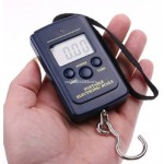 50pcs 40kg/10g Handy Weight Scales with Hook Electronic Hanging Fishing Digital Pocket Scales Hook Waterproof