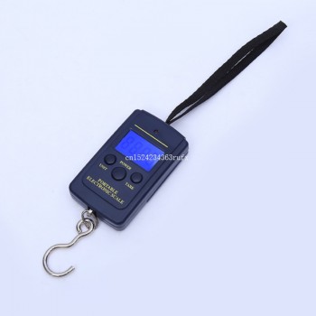 50pcs 40kg/10g Handy Weight Scales with Hook Electronic Hanging Fishing Digital Pocket Scales Hook Waterproof