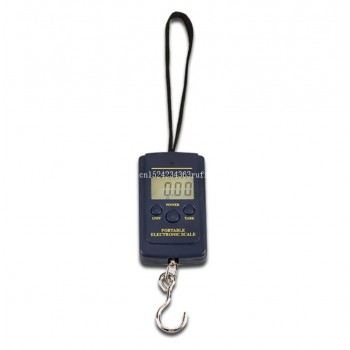 50pcs 40kg/10g Handy Weight Scales with Hook Electronic Hanging Fishing Digital Pocket Scales Hook Waterproof