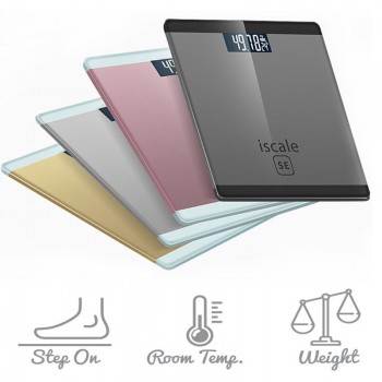 Max 180kg Iscale SE Bathroom Floor No Body Fat Scale Household Smart Electronic Digital Weight Scale Health LCD Backlight Scale