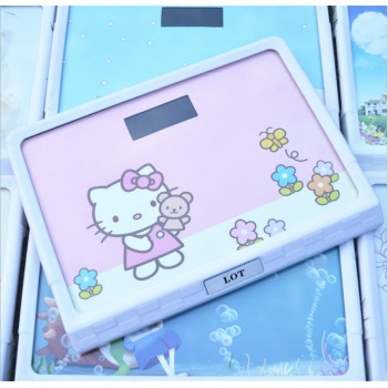 The new cartoon scale USB LCD Digital Display Weight Weighing Floor Electronic Smart Balance Body Household scale A