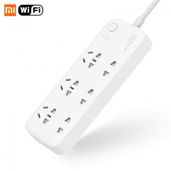 Xiaomi Mijia Smart Power Strip Wifi Remote Control Outlet Powerful 6 Ports Power Socket White Sockets