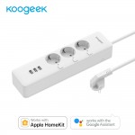 Koogeek Wi-Fi USB Power Socket Extension Cable with Individual Switch EU Plug Outlet Power Strip Smart Charger for Apple Homekit