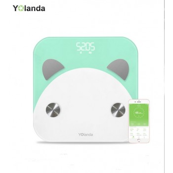 Hot Bathroom Scale Floor Digital Weighing Scale Smart Body Fat Weight Scale Bluetooth Weighting Balance Bear 11 Body Data