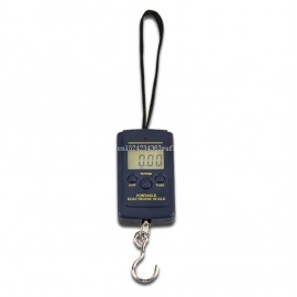 100pcs Handy Pocket Weight Hook Scales Multifunctional Mini 40kg/10g Electronic Hanging Fishing Scales Digital Balance