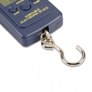 100pcs Handy Pocket Weight Hook Scales Multifunctional Mini 40kg/10g Electronic Hanging Fishing Scales Digital Balance