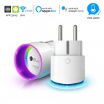 Smart Plug WiFi Control Socket 2300W 10A Power Energy Monitoring Timer Switch EU Outlet Voice Control by Alexa Google Home IFTTT