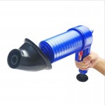 SJ Toilet Plungers 4PCS Kitchen Cleaner Kit Home High Pressure Air Drain Blaster Pump Plunger Sink Pipe Clog Remover Toilets