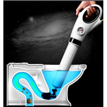 Free postage High Pressure Pump Cleaner Dredge Toilet Plunger Air Drain Blaster Sink Pipe Clogged Remover Bathroom Pipe Bathtub
