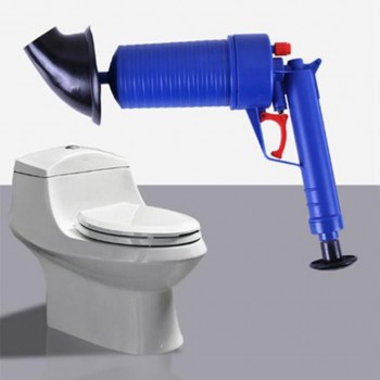 LanLan Toilets Bathroom High Pressure Air Drain Pump Plunger Sink Pipe Clog Remover Cleaner Kit