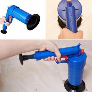 LanLan Toilets Bathroom High Pressure Air Drain Pump Plunger Sink Pipe Clog Remover Cleaner Kit