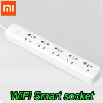 Xiaomi Qingmi Smart Strip Socket  Plug Smart Power Strip Wifi App Wireless Remote Power Outlet with 5 Jack work with Mihome App