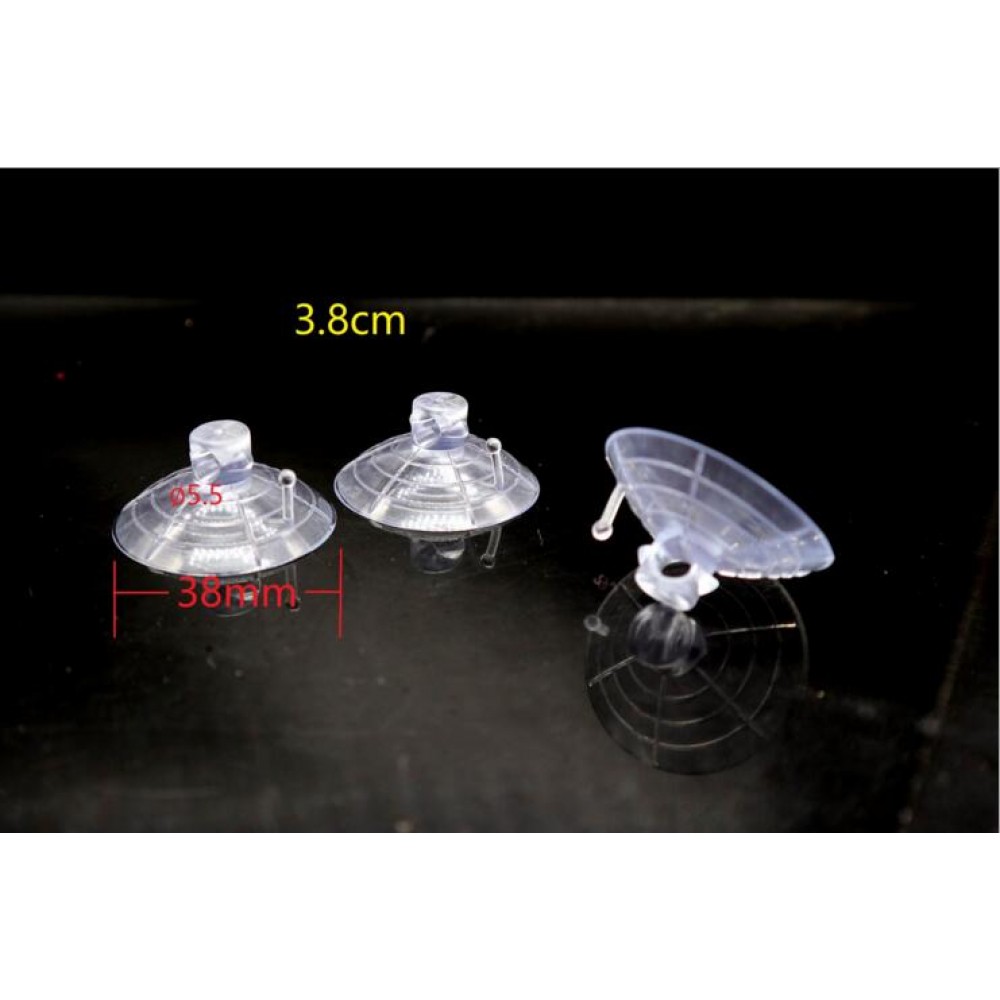 38mm 10Pcs Clear Sucker Suction Cups Button High-end Mushroom Head Suckers cup Transparent  Wedding