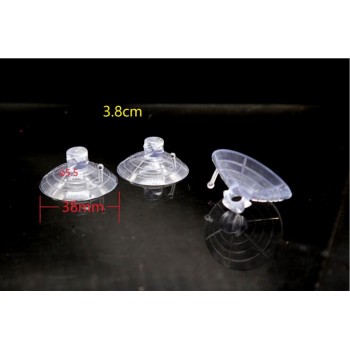 38mm 10Pcs Clear Sucker Suction Cups Button High-end Mushroom Head Suckers cup Transparent  Wedding