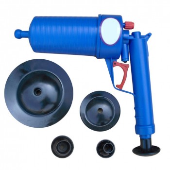 Household Kitchen Toilets Bathroom Sewer Dredge High Pressure Air Drain Blaster Pump Plunger Sink Pipe Clog Remover Cleaner Kit