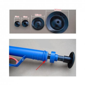 Household Kitchen Toilets Bathroom Sewer Dredge High Pressure Air Drain Blaster Pump Plunger Sink Pipe Clog Remover Cleaner Kit