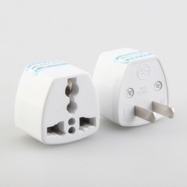 2017 New Arrival US/AU/UK/EU Plug to US Plug Home Travel Adapter Power Converter Wall Plug Adaptor White