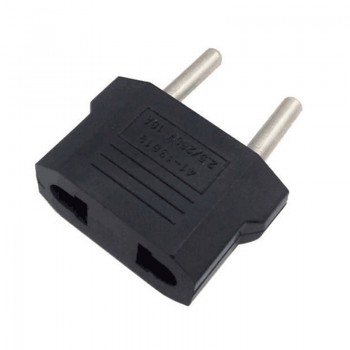 5pcs/lot US to EU Charger Plug Conversion Plug AC Power Converter Round Pin Socket Travel Adapter Mobile Charger Plug Adapter