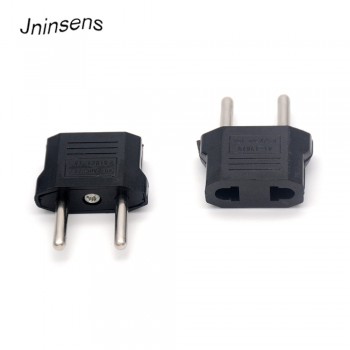 Universal EU Plug Adapter US To EU Plug For Home Travel Use Household European Adapter converter Round Pin Plugs Socket