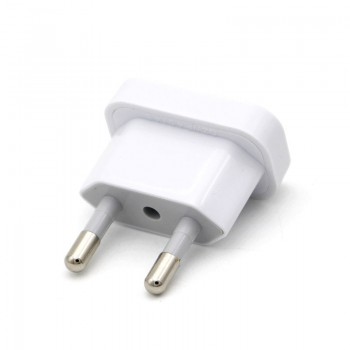 1PC US To EU Plug USA To Europe Travel Wall AC Power Plug Safety Door Design Charger Outlet Adapter Converter 2 Round Pin Socket