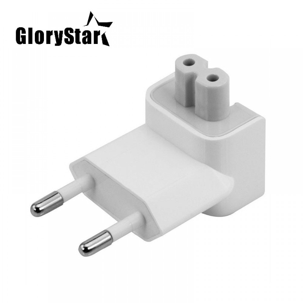 Glory Star Wall AC Detachable Electrical Euro EU Plug Duck Head for Apple iPad iPhone USB Charger MacBook Power Adapter