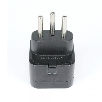 Practical Universal 800W ABS Copper Material UK/US/EU/Russia To Switzerland Travel AC Power Adapter Plug 3pin Converter
