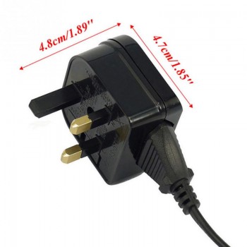 New Arrive  European Euro EU 2 Pin to UK 3Pin Plug Adapter Power Socket Travel Converter Plug